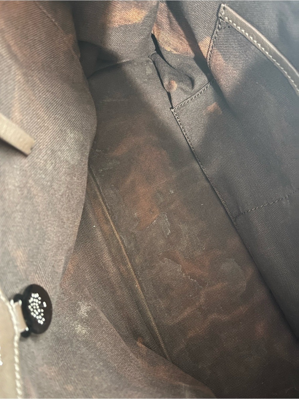 MULBERRY TAUPE ZIPPERED BAYSWATER - Picture 11 of 15